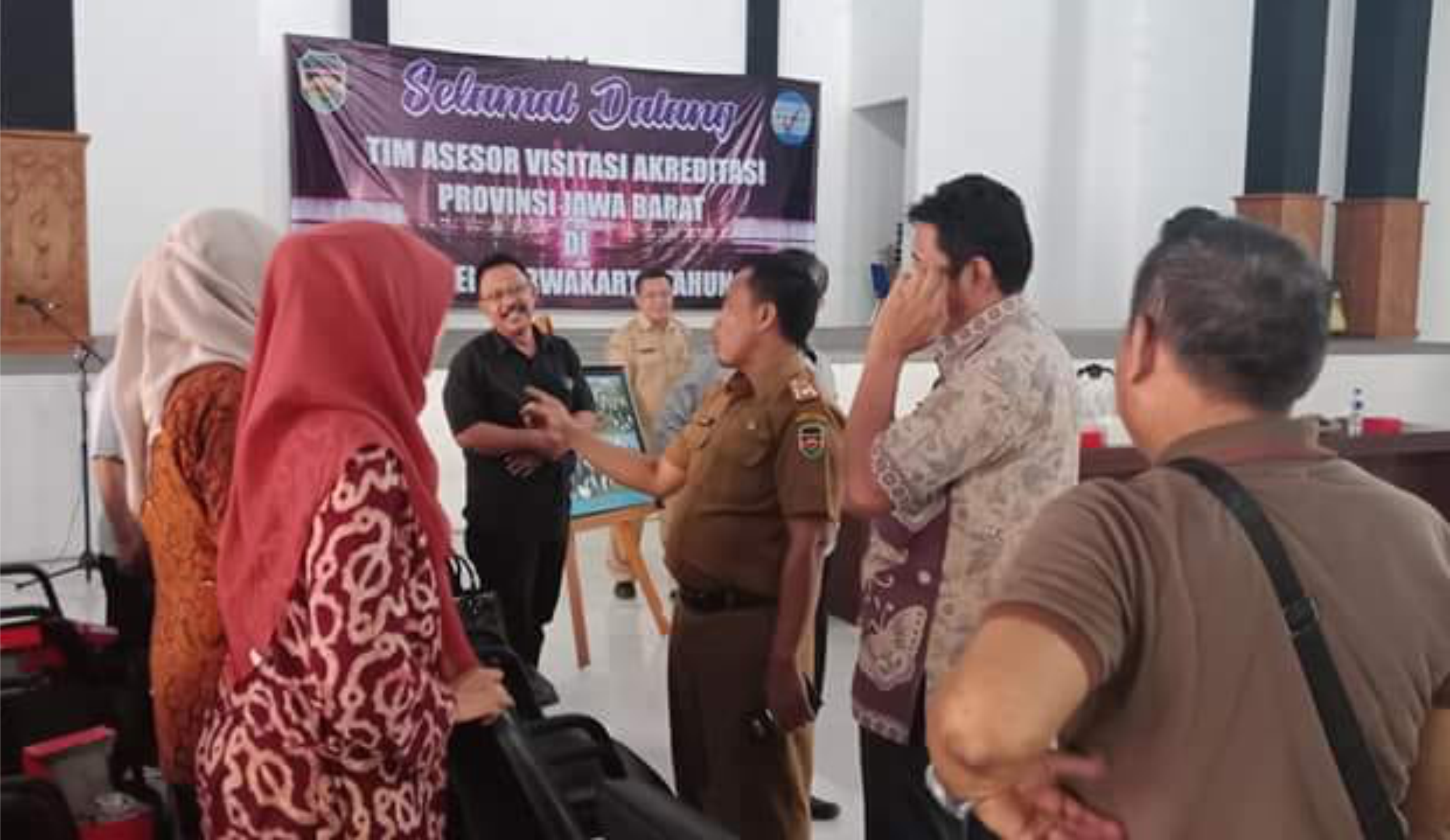 Tim Asesor Provinsi Jawa Barat Diterima di Aula Bale Guru Linuhung